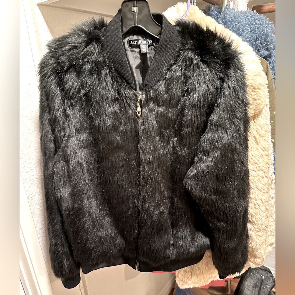 Say What Faux fur Jacket